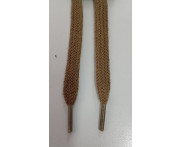 Cadarço Chato 10 mm - 72 pares - CARAMELO - 100% Algodão - Ref. 33222